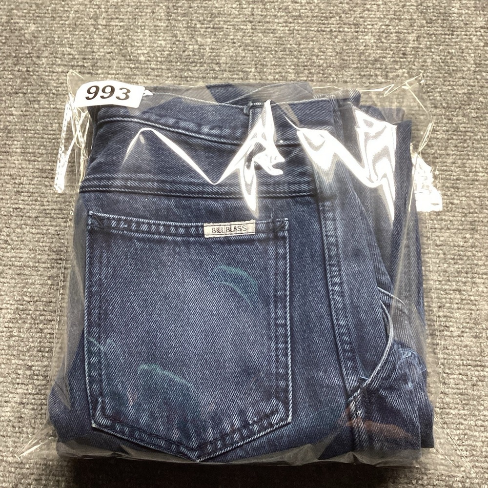 Vintage Bill Blass High Waisted Mom Jeans Size 6 Blue 90s Grunge Pleated - Picture 10 of 10